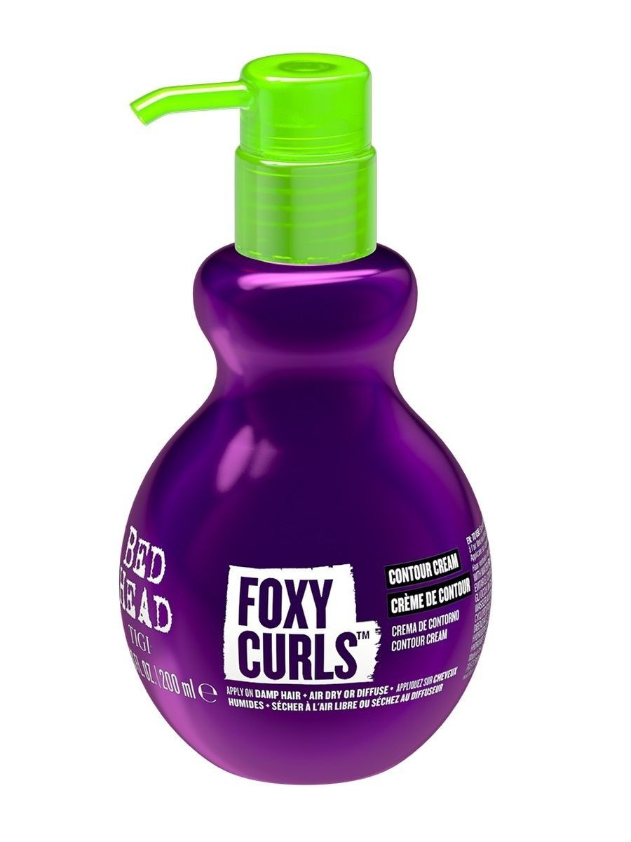 Дефинирующий крем для вьющихся волос и защиты от влаги - Tigi Bed Head Foxy Curls Contour Cream