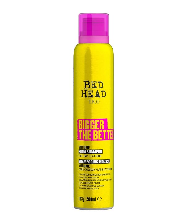 Пенный шампунь для придания объёма волосам - TIGI Bed Head Bigger The Better Volume Foam Shampoo