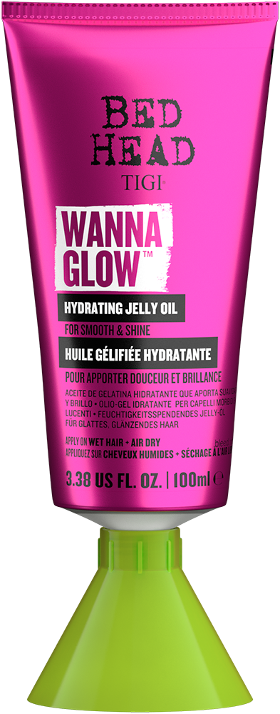 Увлажняющее желеобразное масло для сияющих гладких волос - Tigi Bed Head Wanna Glow Hydrating Jelly Oil
