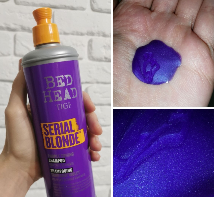 Шампунь - корректор цвета - TIGI Bed Head Serial Blonde Purple Toning Shampoo