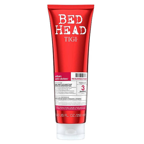 Шампунь для сильно поврежденных волос - уровень 3 - TIGI Bed Head Urban Anti+Dotes Resurrection Shampoo-3