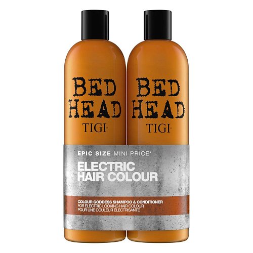 Набор для окрашенных волос (шампунь 750 мл + кондиционер 750 мл) - TIGI Bed Head Colour Goddess Oil Infused Tweens Shampoo 750 ml & Conditioner 750 ml