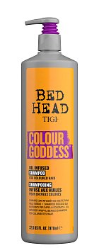 Шампунь для окрашенных волос - TIGI BH Colour Goddess Oil Infused Shampoo new