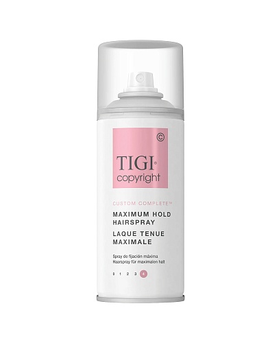 Лак суперсильной фиксации волос - TIGI Copyright Care Maximum Hold Hairspray